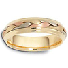 6mm 18K TriGold Woven Dora Wedding Band thumb 1