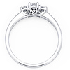 Three Stone Princess Diamond Trellis Engagement Ring (0.33 ctw) thumb 1