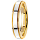 4.5mm Milgrain 14K Two-Tone Gold Band thumb 2