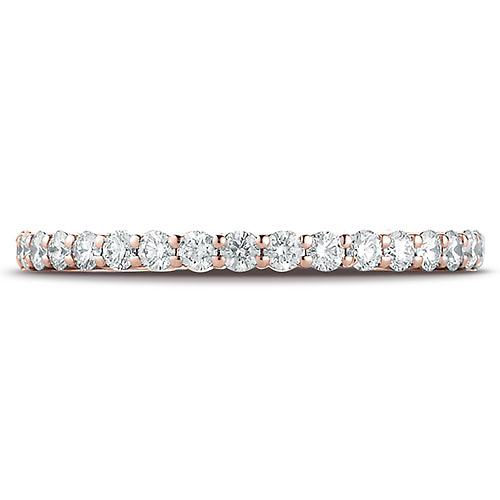 2mm 14K Rose Gold Benchmark Diamond Eternity Ring Slide 1