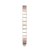 2mm 14K Rose Gold High Polished Benchmark Wedding Band thumb 2