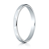 2mm 14k White Gold Wedding Band thumb 1